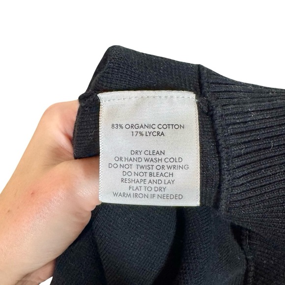 WHITE + WARREN Superfine Organic Cotton Track Jacket Zip Sweater Jacket - Picture 8 of 12